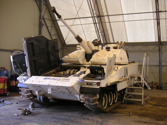 Första tunga cv90-jobbet