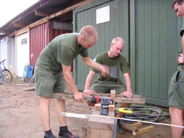 Lite byggprojekt piggar alltid upp