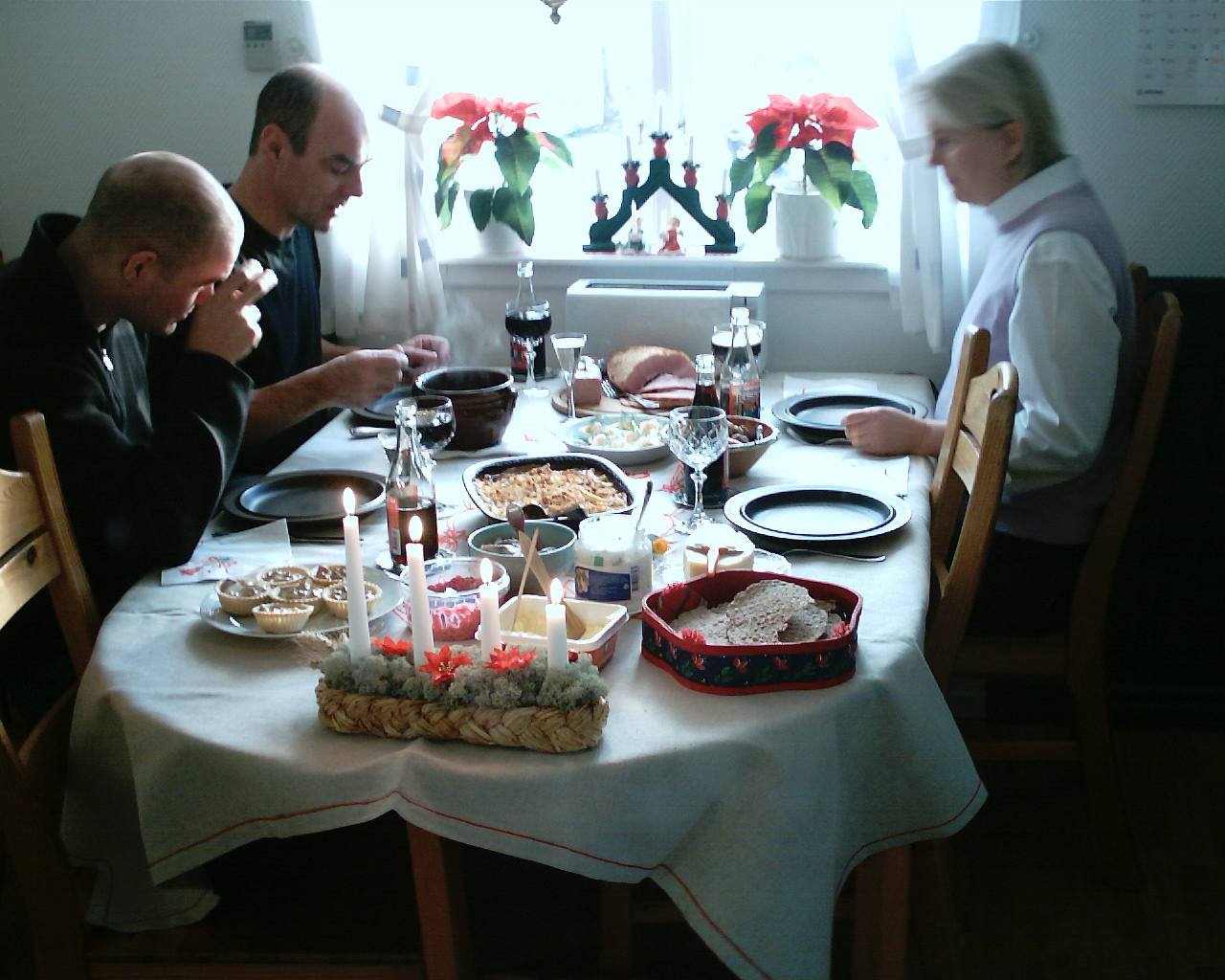 Stora delar av familjen, Johan är i Australien