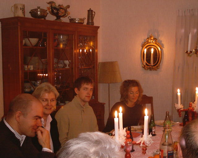 Fredrik, mamma, Karl och Maria