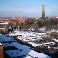 Biblioteket mitten vänster