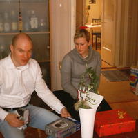 Fira brorsan och Karolina - 2003/04/26