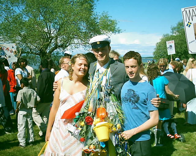 Syskonen Johanna, Martin och Fredrik