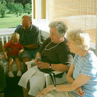 Ellen och mormor Elisabet