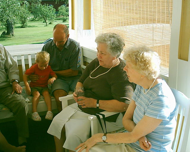 Ellen och mormor Elisabet