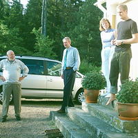 Horst, Kent-Olof, Ulrike och Johan