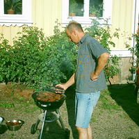 Pappa grillar