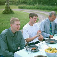 Daniel, Stefan, Kent-Olof och Ulrike
