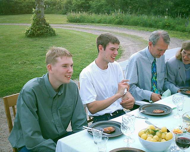 Daniel, Stefan, Kent-Olof och Ulrike