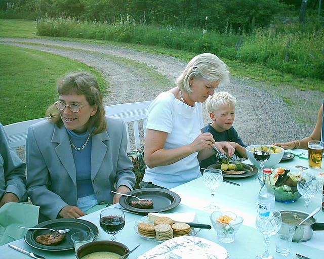 Ulrike, mamma och Finn-Johan
