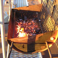 Grillning efter ETAs vårmöte, 2004/06/08