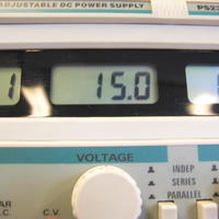 Switching powersupply test, 15V