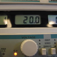 Switching powersupply test, 20V