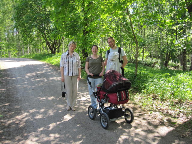 Olga, jag, Anders och Elias